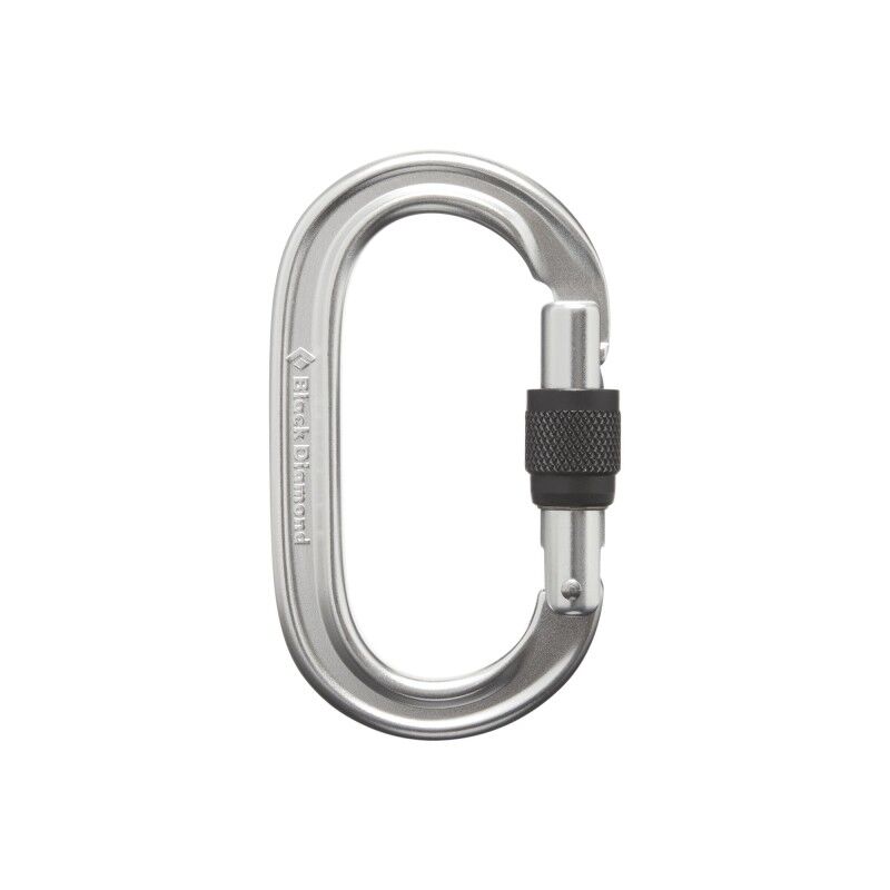 Black Diamond Oval Keylock Screwgate Carabiner - Karabiner | Hardloop