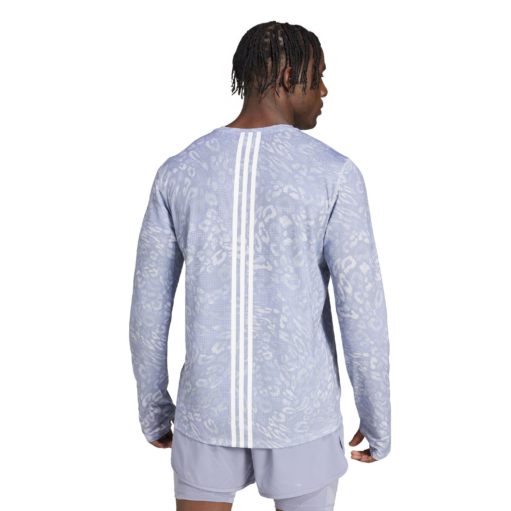 adidas Own The Run E Aop LS - T-shirt meski | Hardloop