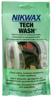 Nikwax Tech Wash 100 ml - Lessive pour tissus imperméables | Hardloop