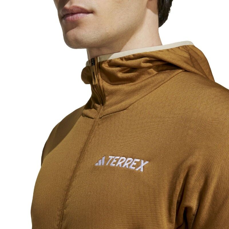 adidas Xperior Light Fleece Hooded Jacket - Fleecejakke - Herrer | Hardloop