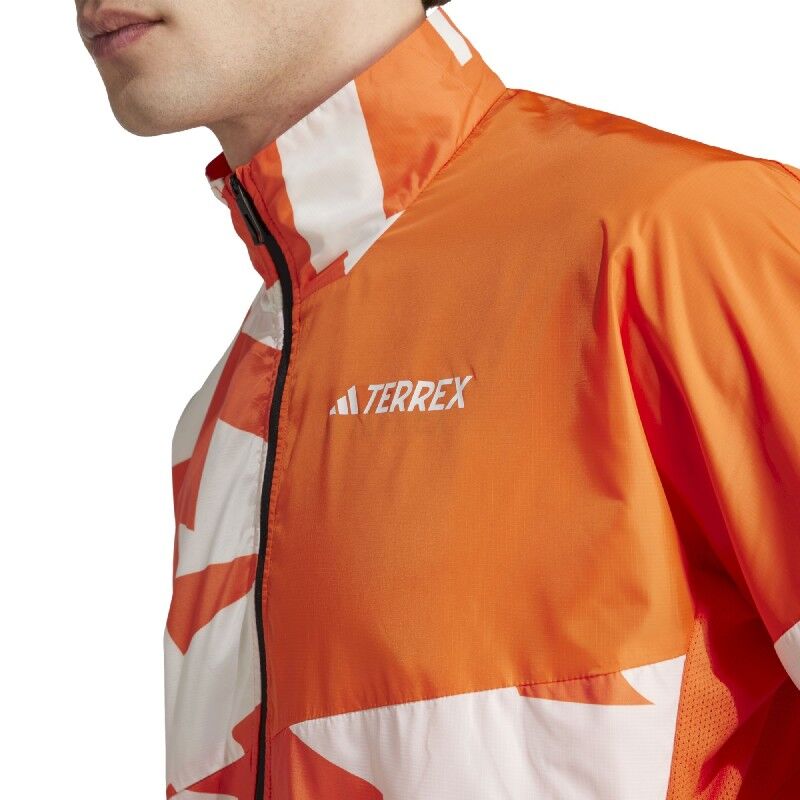 adidas Multi Print Wind Jacket Running jas Heren Hardloop - Main Image