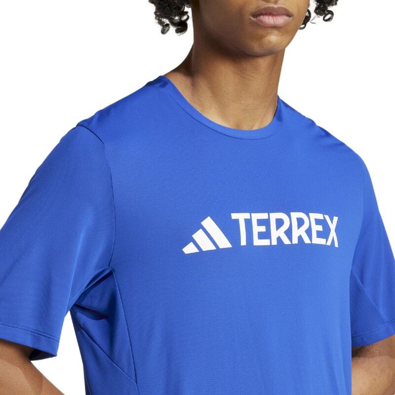 adidas Multi Log Tech T - T-shirt - Heren | Hardloop
