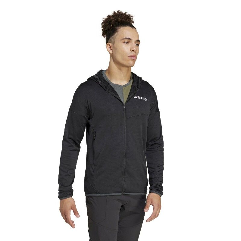 adidas Xperior Light Fleece Hooded Jacket - Bluza polarowa meska | Hardloop