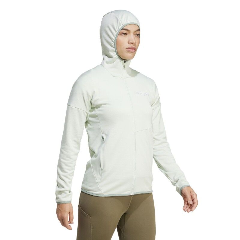 adidas Xperior Light Fleece Hooded Jacket - Dámská fleesová mikina | Hardloop
