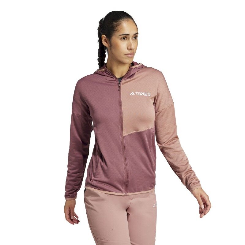 adidas Xperior Light Fleece Hooded Jacket - Polaire femme | Hardloop