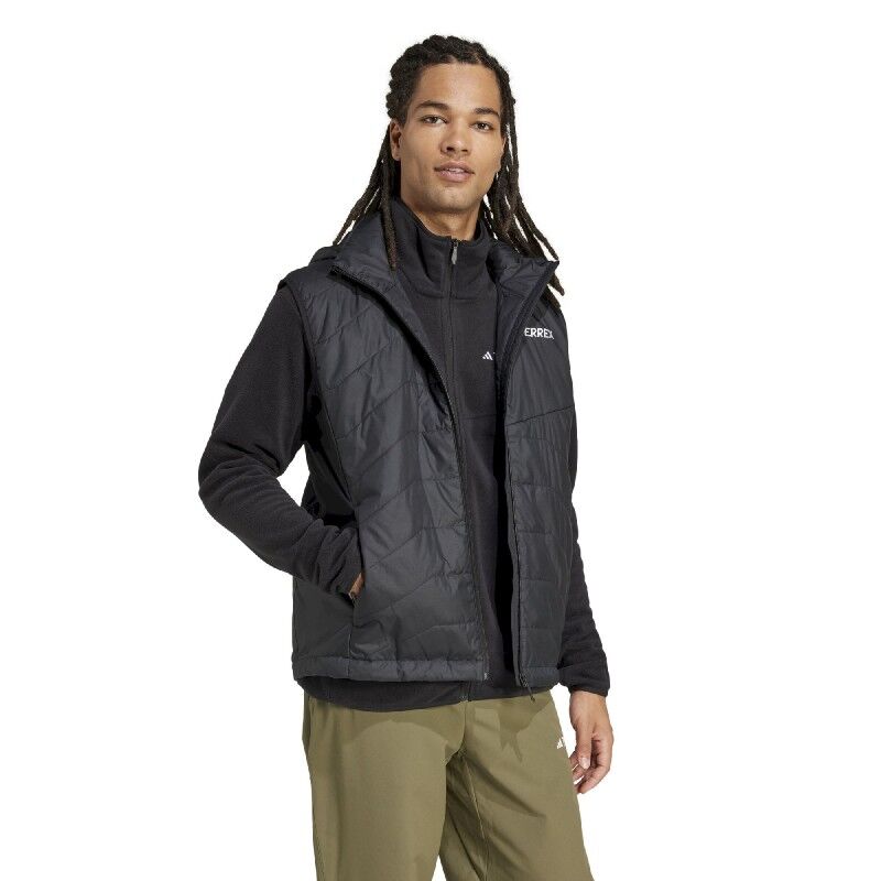adidas Multi Insulated Hooded Vest - Vest - Herrer | Hardloop