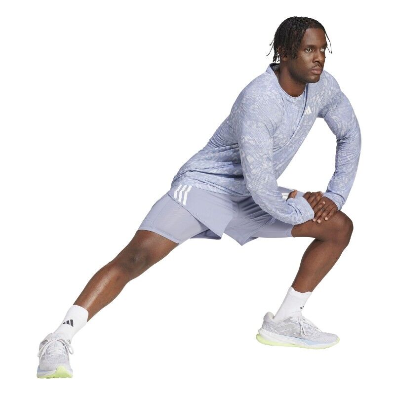 adidas Own The Run E Aop LS - T-shirt meski | Hardloop