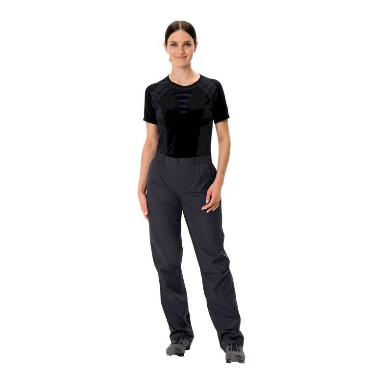Vaude Drop Pants II - Fietsregenbroek - Dames | Hardloop
