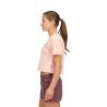 Black Diamond Faded Crop SS Tee - T-shirt damski | Hardloop