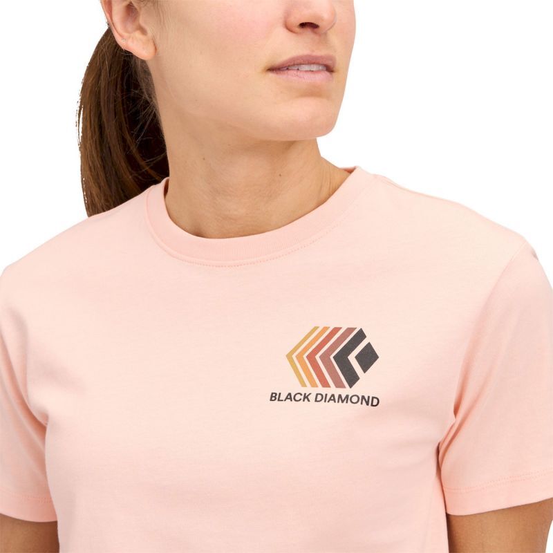 Black Diamond Faded Crop SS Tee - T-Shirt - Damen | Hardloop