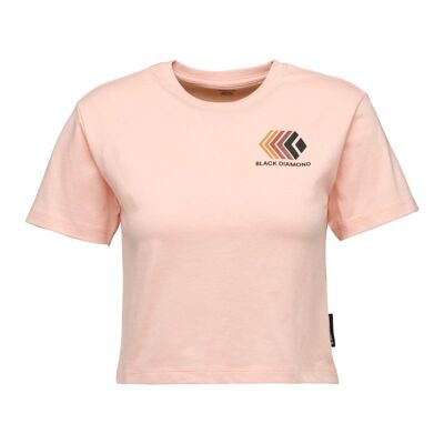 Faded Crop SS Tee - T-paita - Naiset