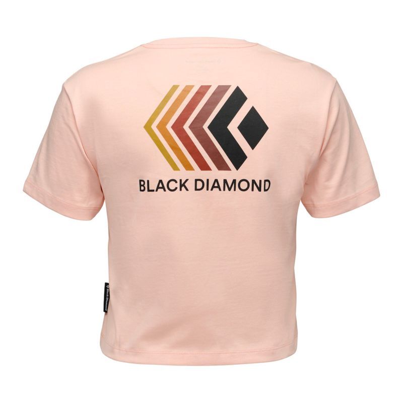 Black Diamond Faded Crop SS Tee - T-Shirt - Damen | Hardloop