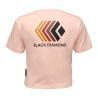 Black Diamond Faded Crop SS Tee - T-shirt damski | Hardloop