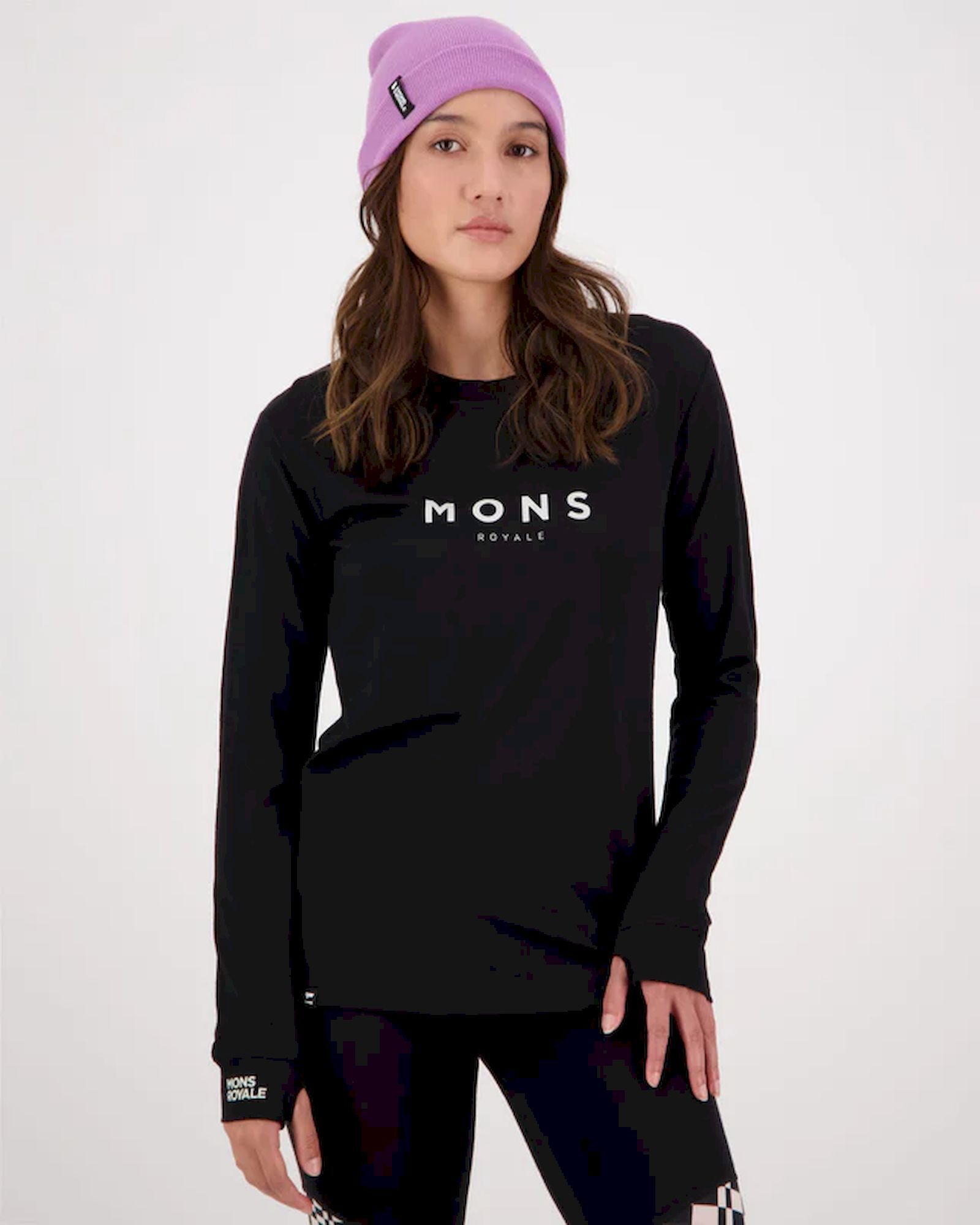Mons Royale Yotei Classic Merino Long Sleeve - T-shirt en laine mérinos femme | Hardloop