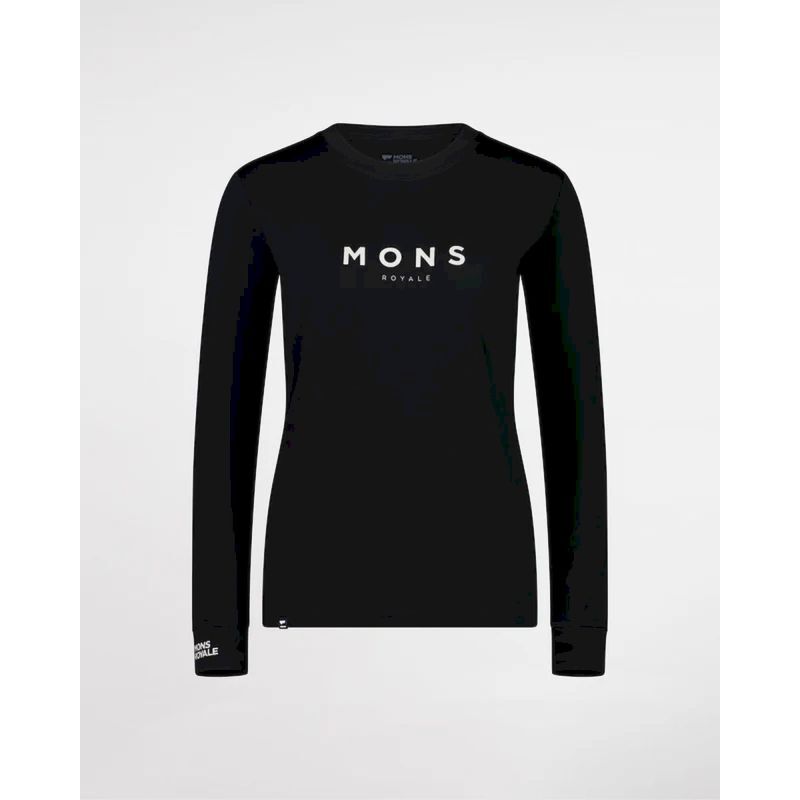 Mons Royale Yotei Classic Merino Long Sleeve - T-shirt en laine mérinos femme | Hardloop