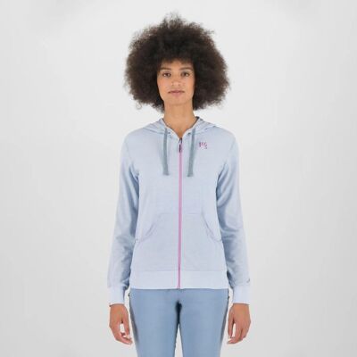 Coppolo Merino Full Zip Hoodie - Felpa di merino con cappuccio - Donna
