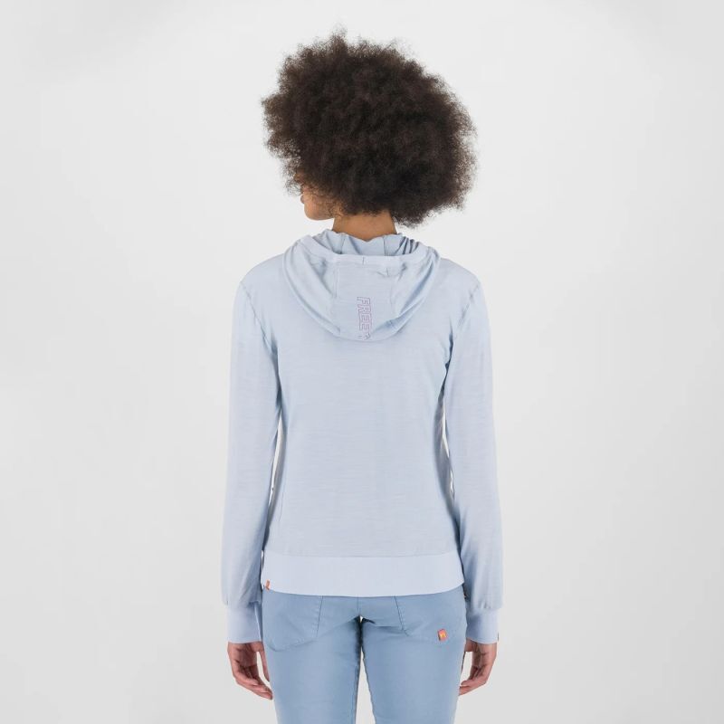 Karpos Coppolo Merino Full Zip Hoodie - Merinohoodie - Dames | Hardloop