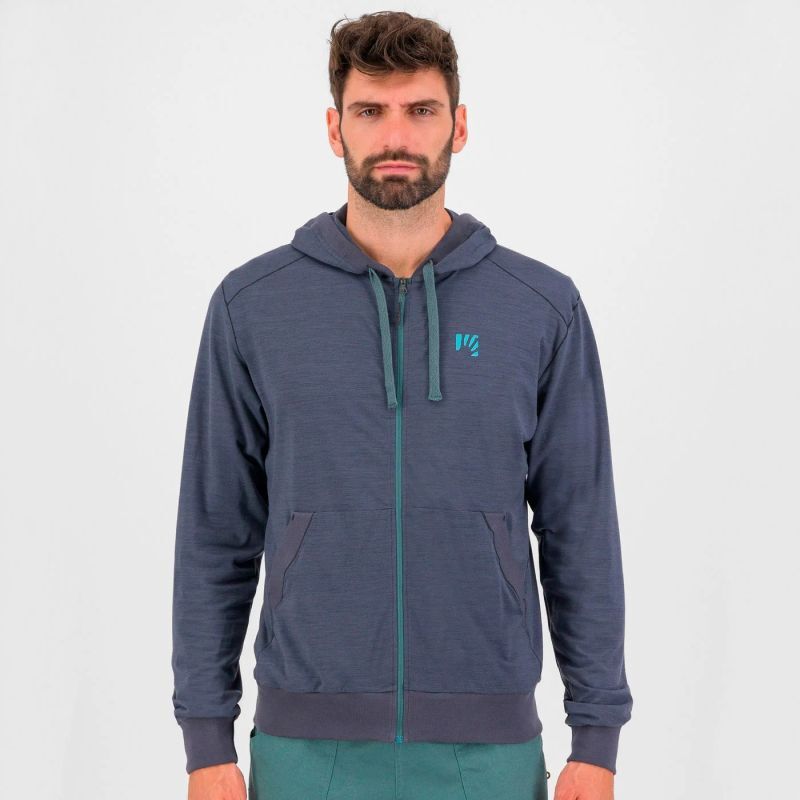 Karpos Coppolo Merino Full Zip Hoodie - Sweatshirt en laine mérinos homme | Hardloop