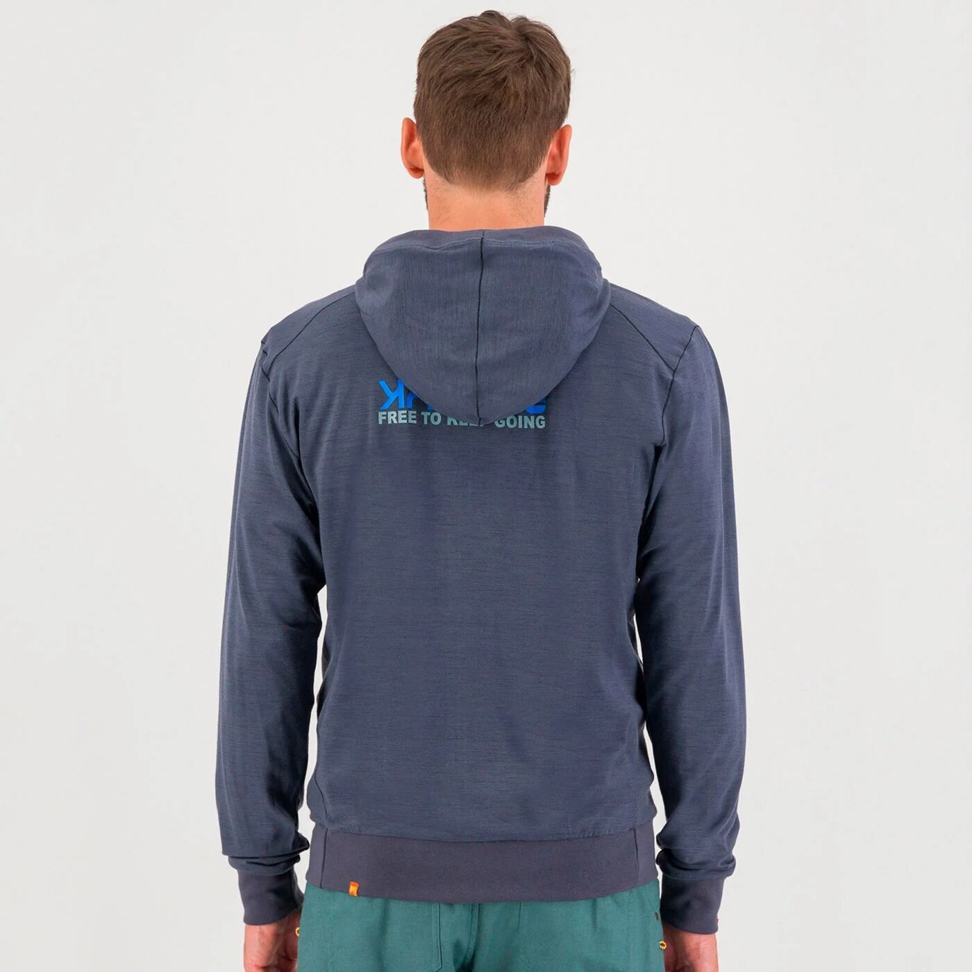 Karpos Coppolo Merino Full Zip Hoodie - Sweatshirt en laine mérinos homme | Hardloop