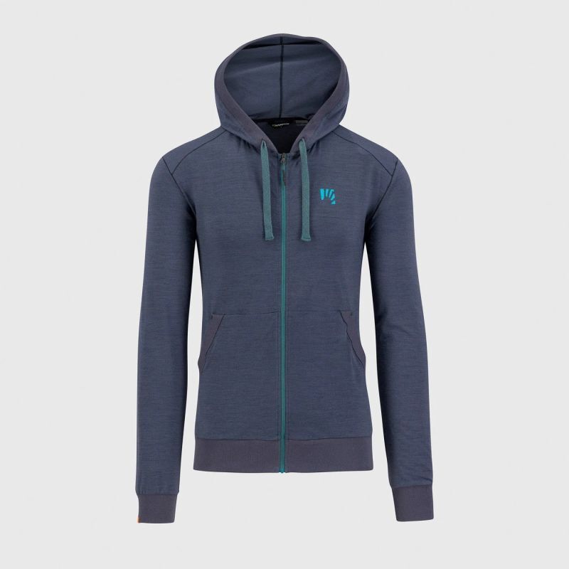 Karpos Coppolo Merino Full Zip Hoodie - Merinohoodie - Heren | Hardloop