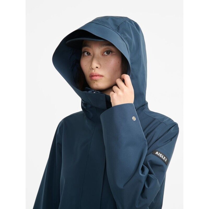 Aigle Langer MTD® Parka mit Kapuze - Parka - Damen | Hardloop