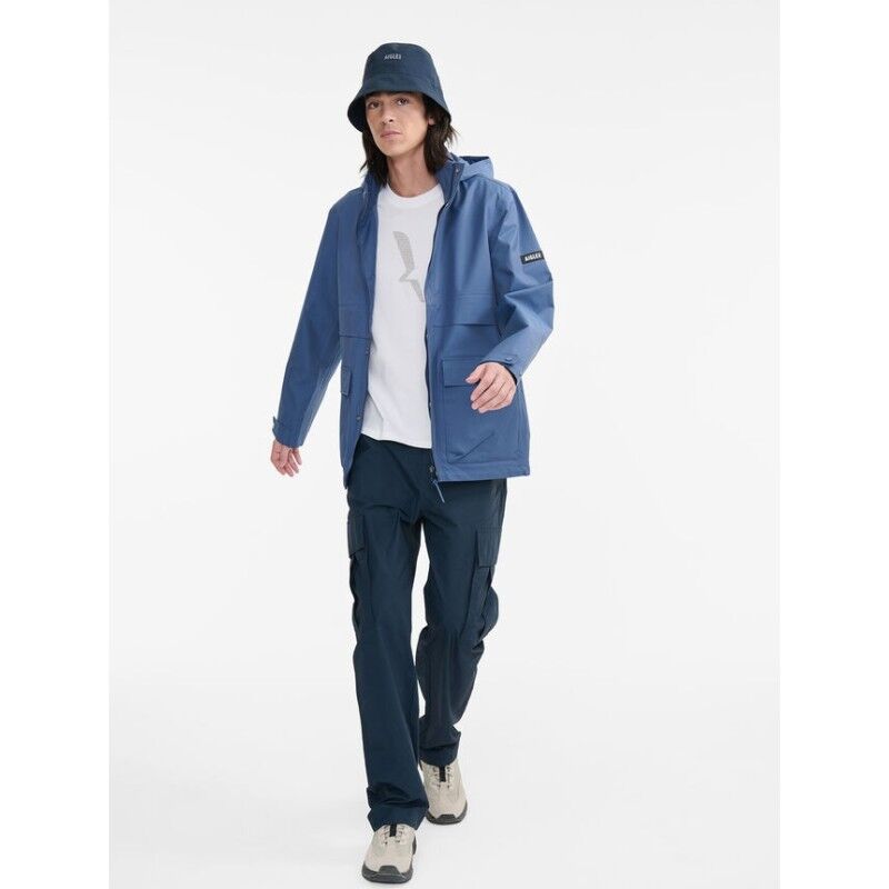 Aigle Veste Mi-Longue MTD 2 Couches Capuche - Parkatakki - Miehet | Hardloop