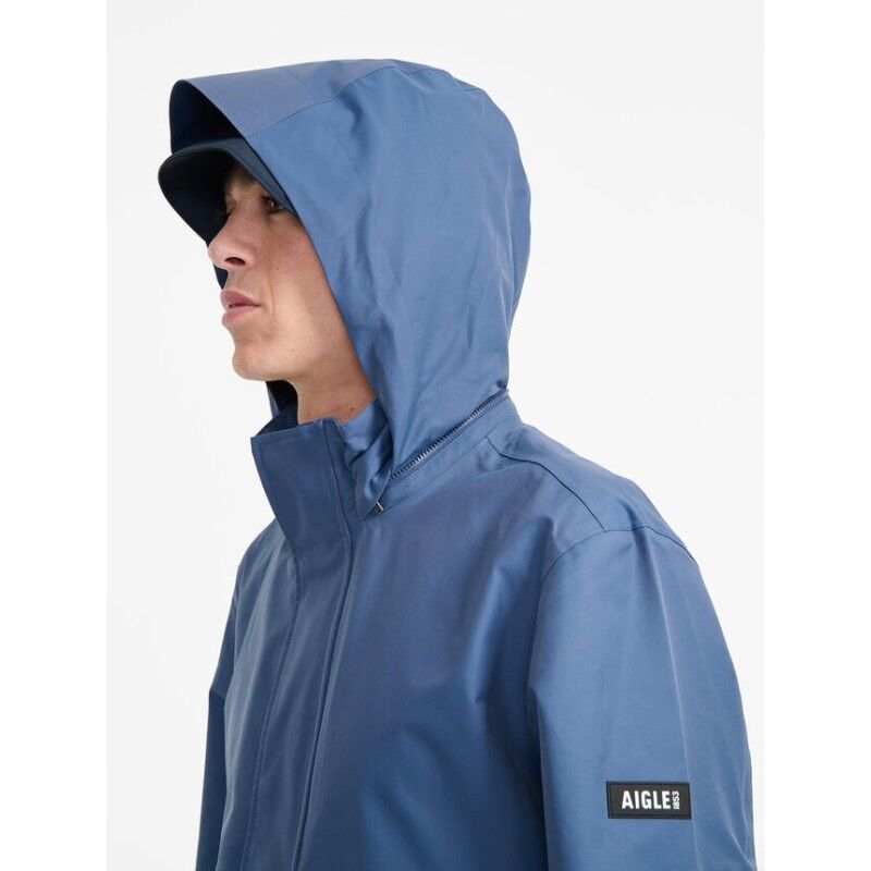 Aigle Veste Mi-Longue MTD 2 Couches Capuche - Parka - Herr | Hardloop