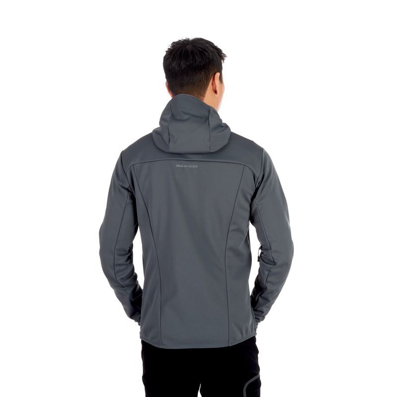 Mammut Ultimate V SO Hooded Jacket - Kurtka softshelle meska | Hardloop