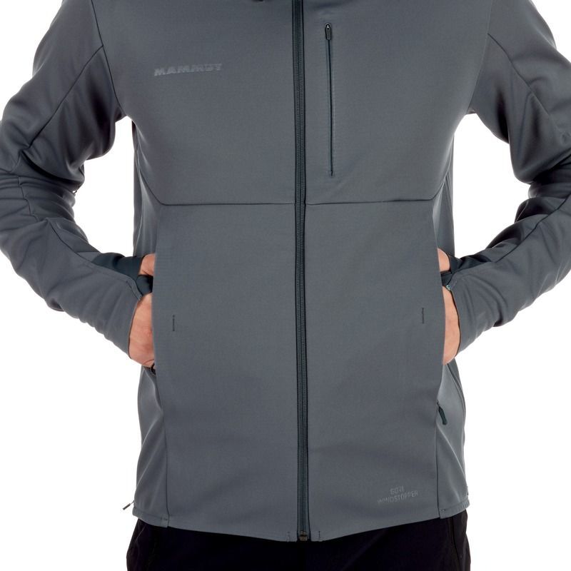 Mammut Ultimate V SO Hooded Jacket - Softshelltakki - Miehet