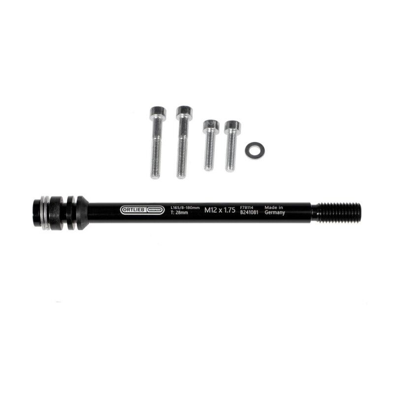 Ortlieb Thru Axle M6-Connector - Bagażnik rowerowy tylny | Hardloop