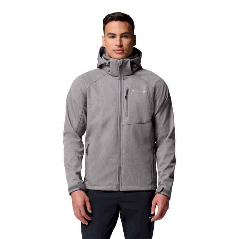Columbia Cascade Ridge II - Veste Softshell Homme - Imperméable - Capuche Amovible - Poches Zippées