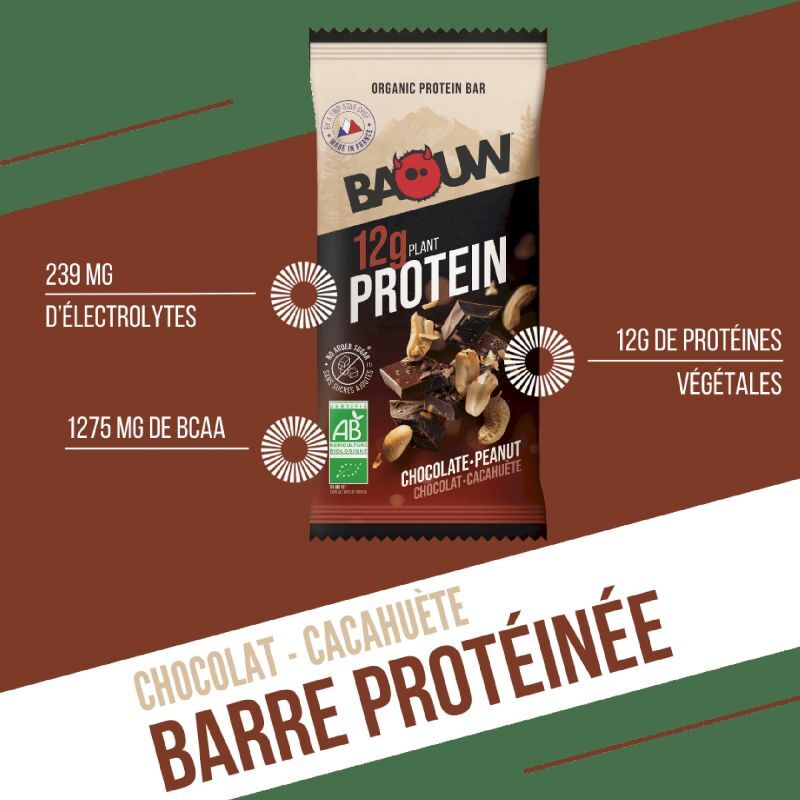 Baouw Chocolat-Cacahuètes - Energierepen | Hardloop