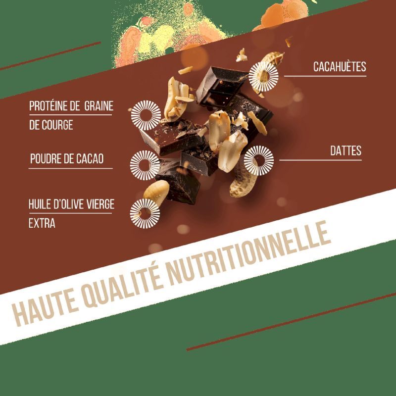 Baouw Chocolat-Cacahuètes - Energieriegel | Hardloop
