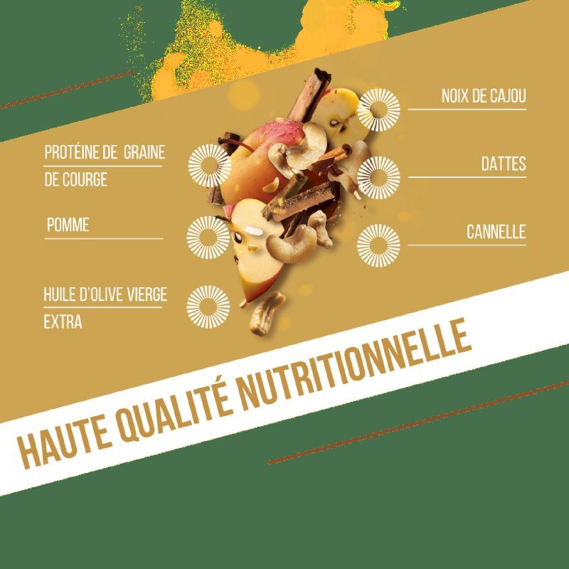 Baouw Pommes-Cannelle - Energetická tyčinka | Hardloop