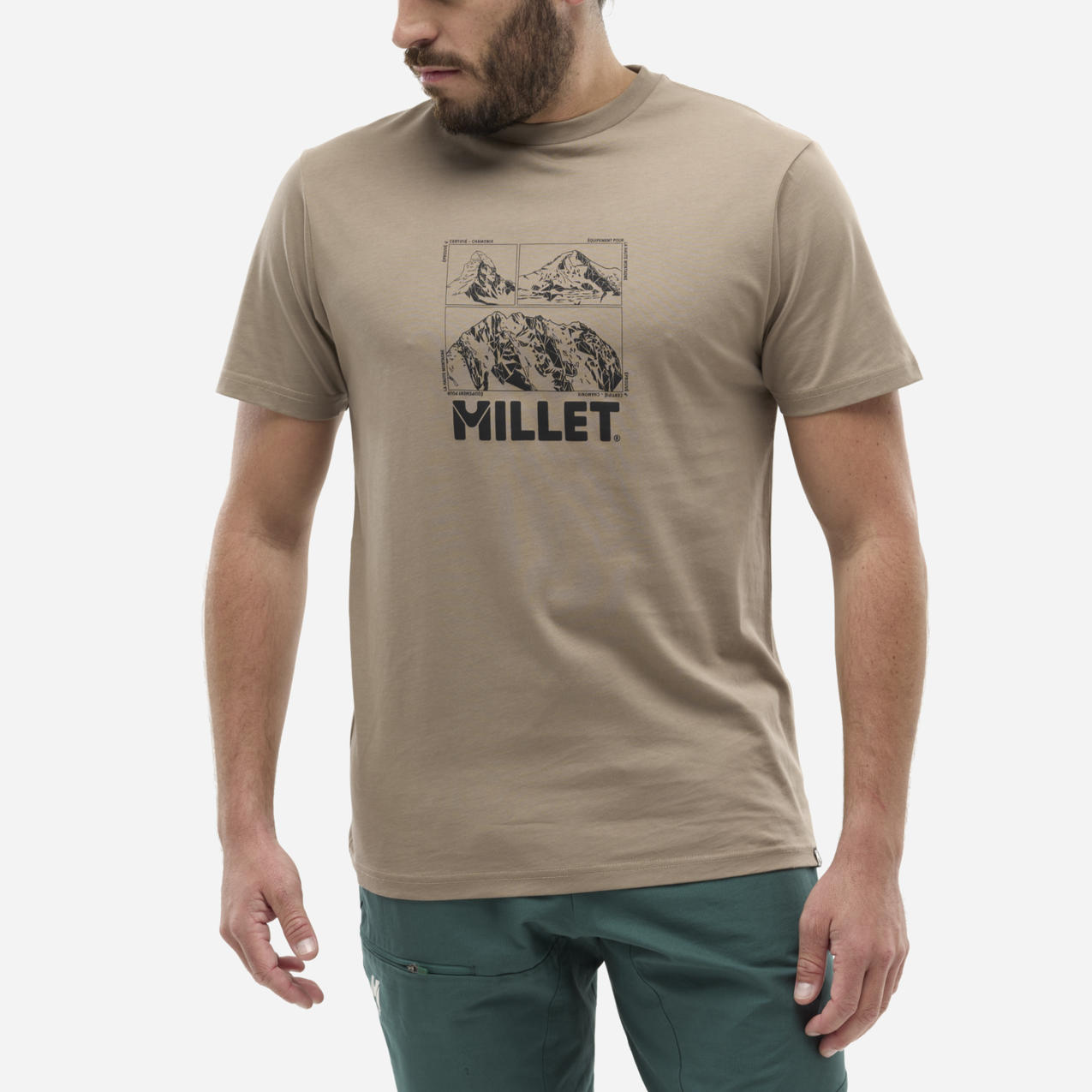 Millet Chamonix Logo TS SS - T-shirt - Uomo | Hardloop