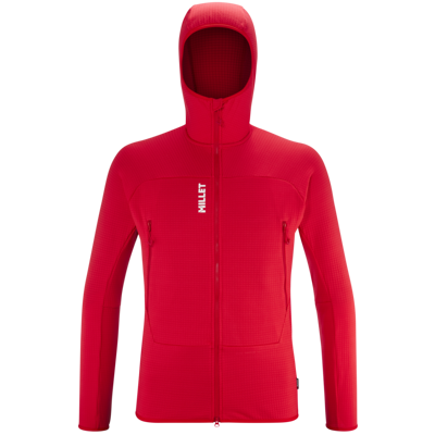 Fusion Grid Hoodie - Fleecejacke - Herren