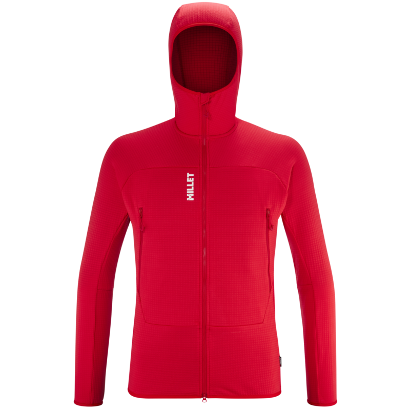 Fusion Grid Hoodie - Fleecejacke - Herren