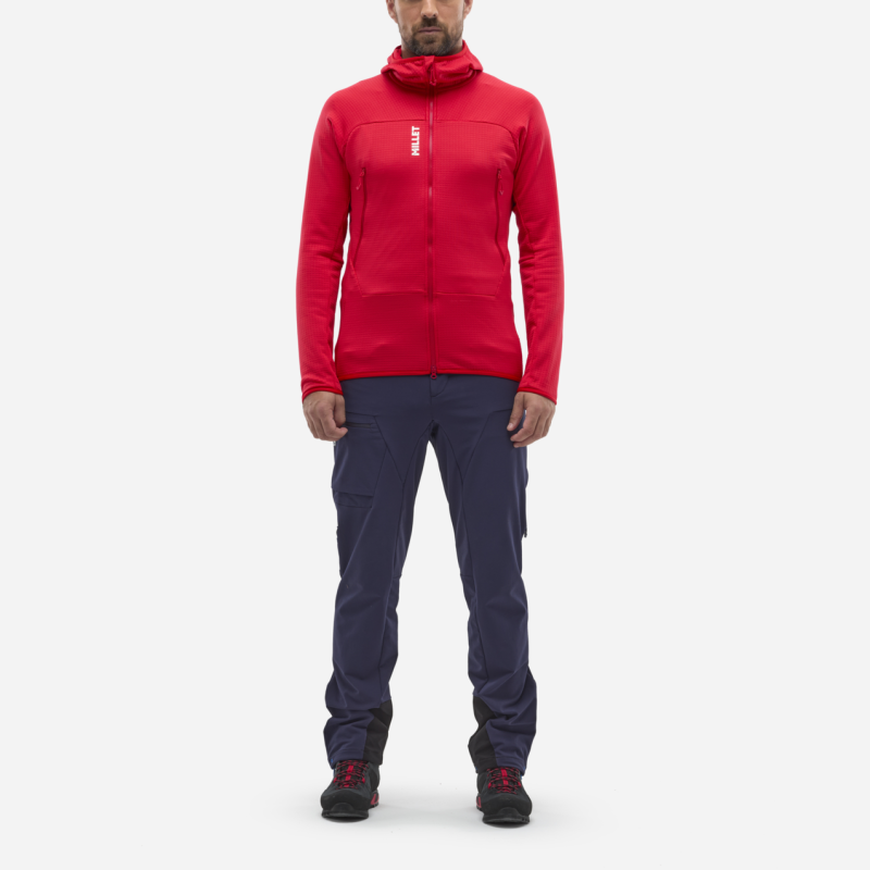 Millet Fusion Grid Hoodie - Polar homem | Hardloop