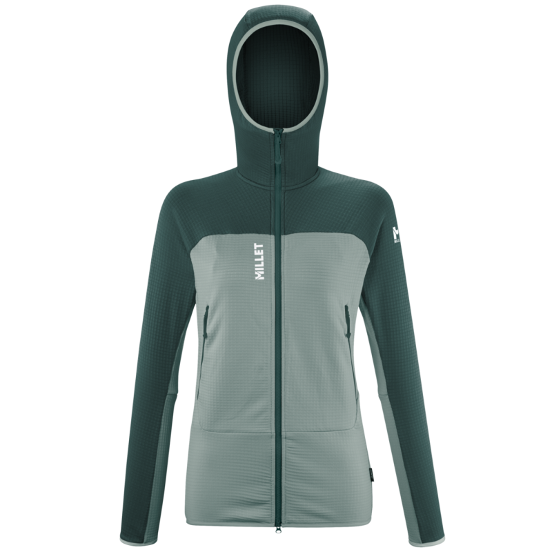 Fusion Grid Hoodie - Fleecejakke Damer