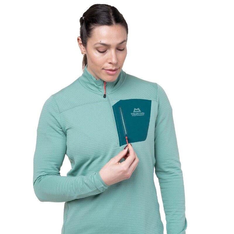 Mountain Equipment Lumiko Zip T - Polar mulher | Hardloop