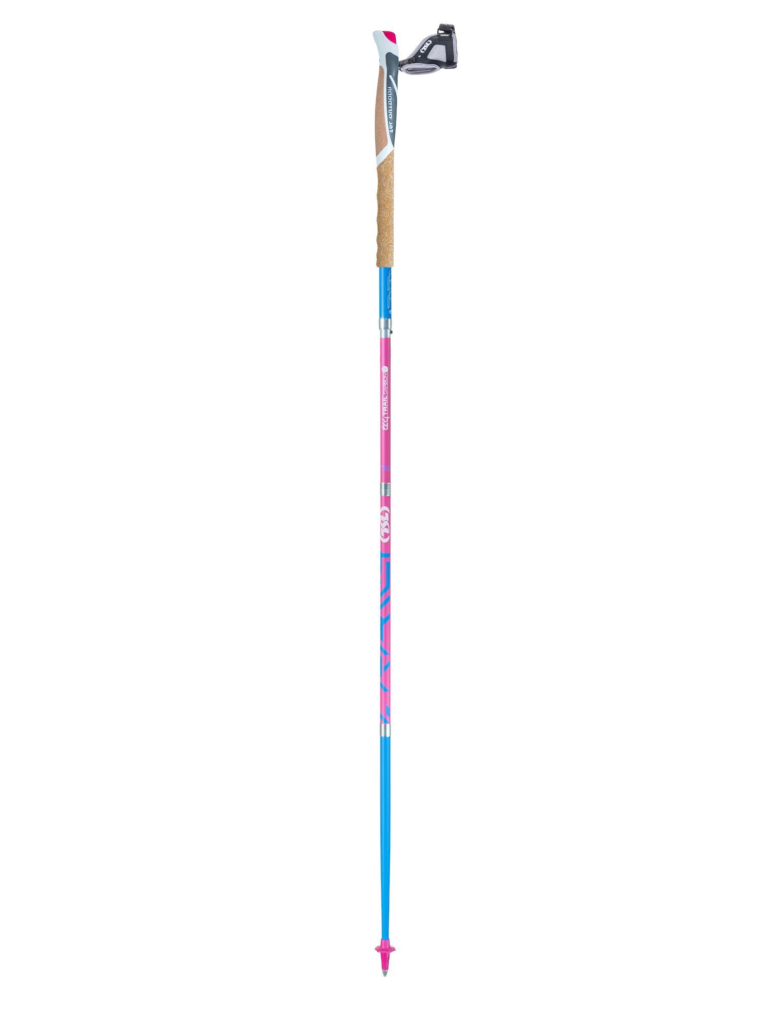 TSL Outdoor Trail Carbon 4 Magnetic Cork Cross - Running poles | Hardloop