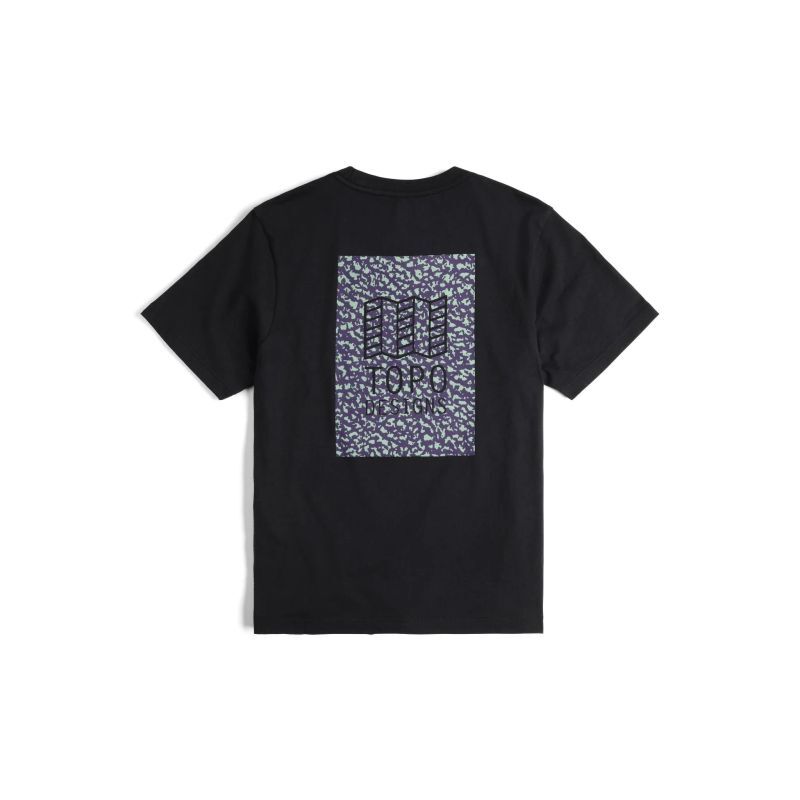 Topo Designs Topo Dry Lake Tee S/S - T-shirt homem | Hardloop