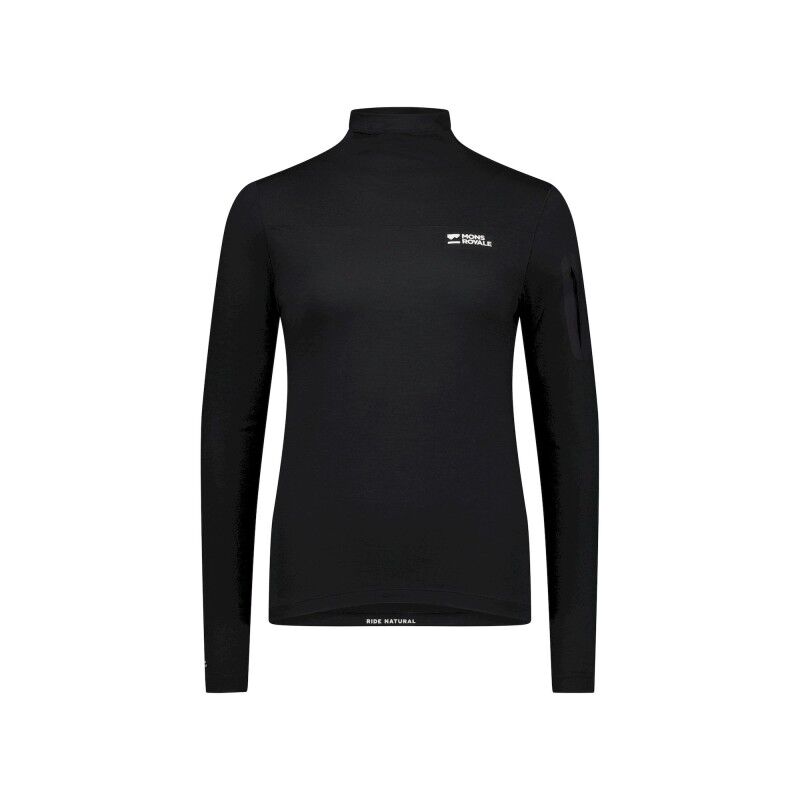 Mons Royale Diversion Merino Mock Neck Long Sleeve - Sous-vêtement mérinos femme | Hardloop