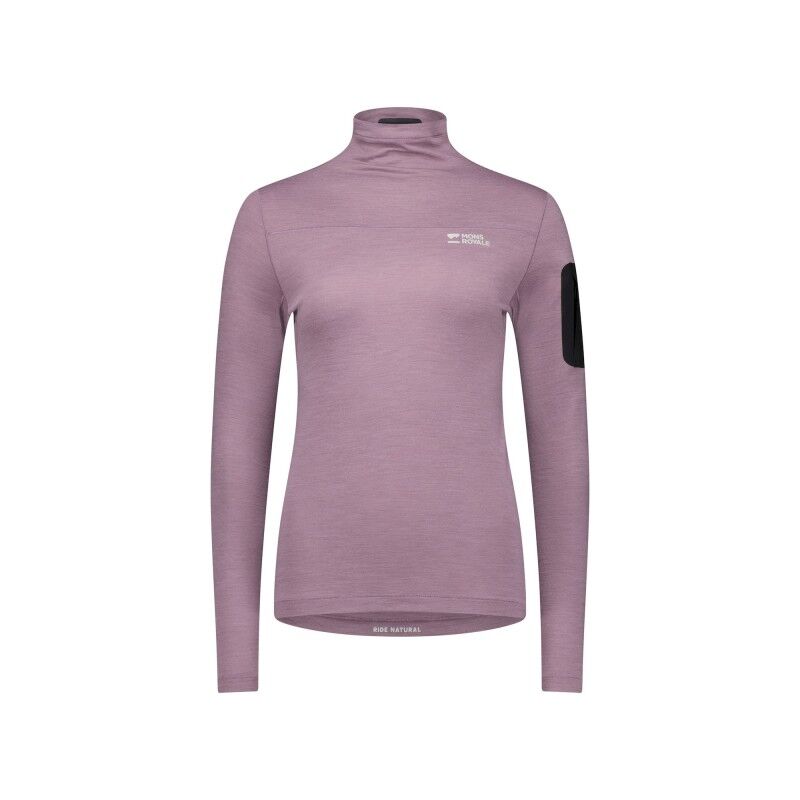 Mons Royale Diversion Merino Mock Neck Long Sleeve - Merinounterwäsche - Damen | Hardloop