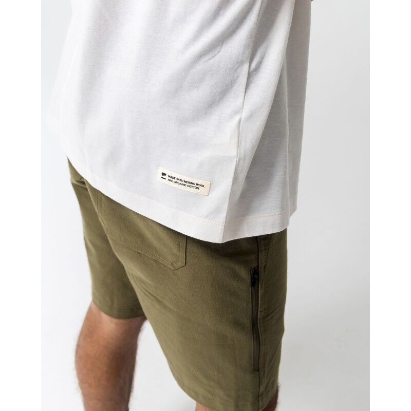 Mons Royale Yonder Merino Organic Cotton T-Shirt - Merinoshirt - Herren | Hardloop