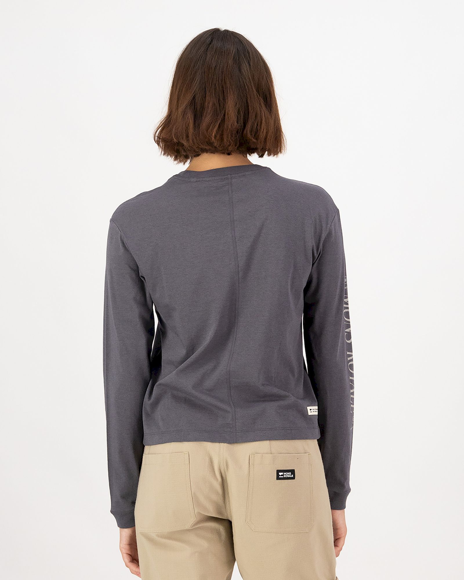 Mons Royale Yonder Merino Organic Cotton Long Sleeve - Camiseta de merino - Mujer | Hardloop