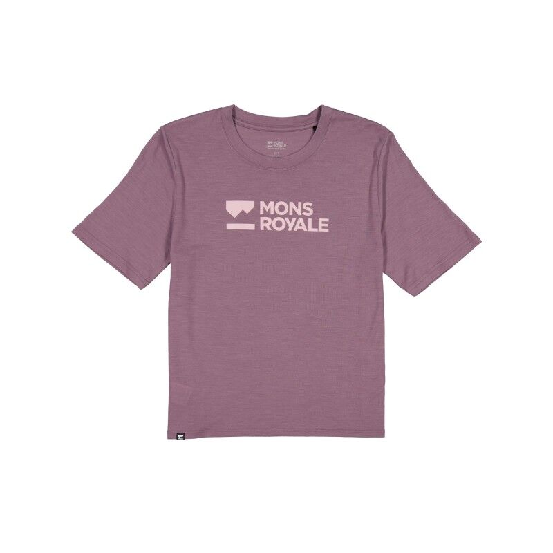 Icon Relaxed Tee - Camiseta de lã merino mulher