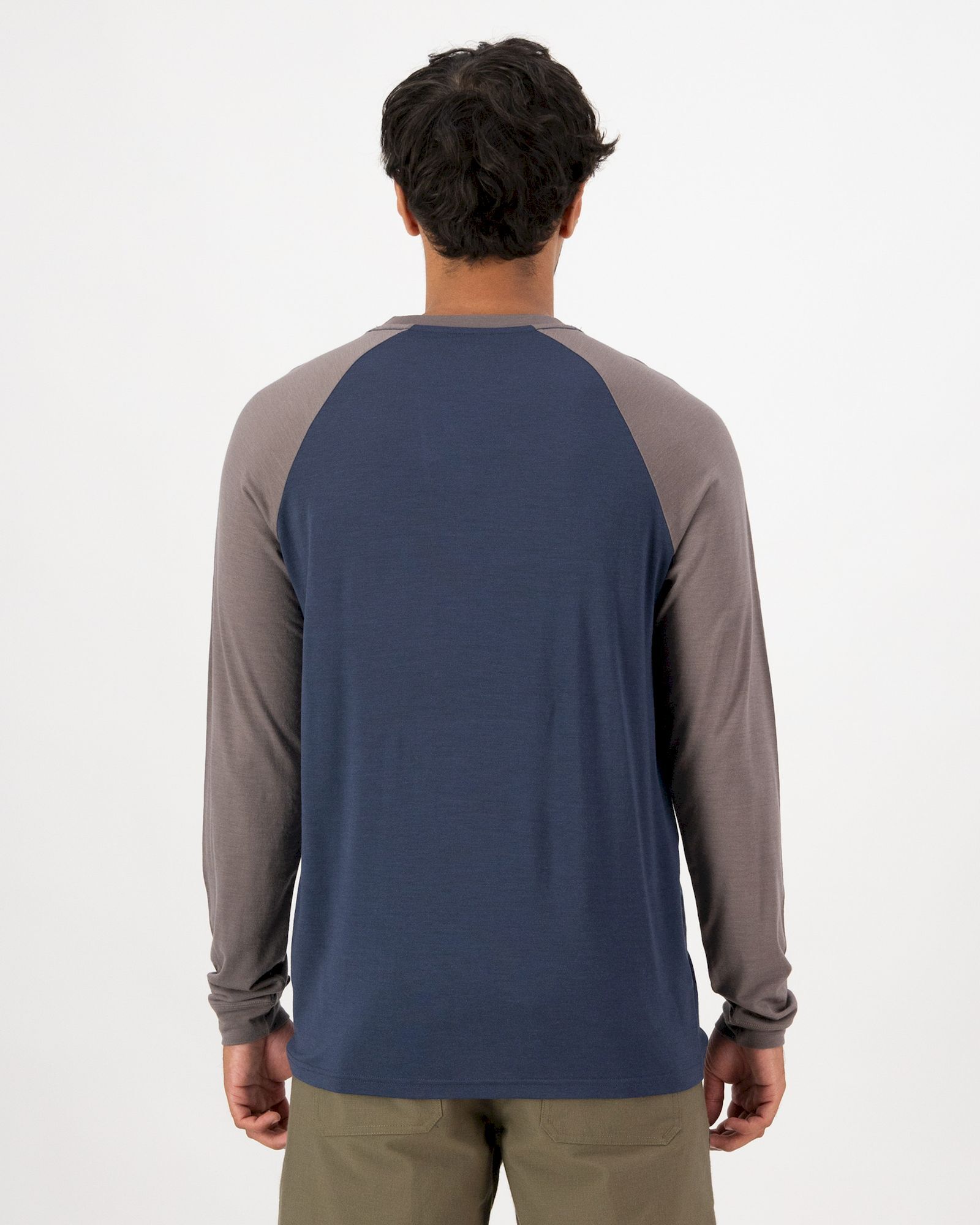 Mons Royale Icon Merino Raglan Long Sleeve - T-shirt en laine mérinos homme | Hardloop