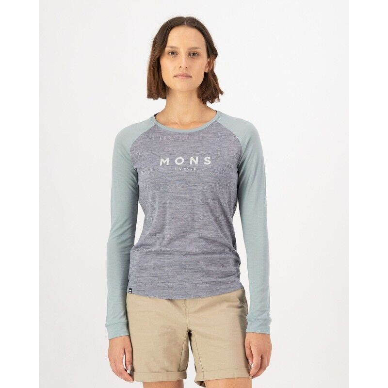 Mons Royale Icon Merino Raglan Long Sleeve - Merinoshirt - Damen | Hardloop