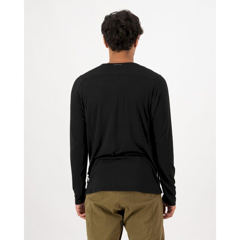 Mons Royale Diversion Merino Bike Jersey Long Sleeve - T-shirt en laine mérinos homme | Hardloop